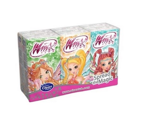 Fazzoletti decorati per bambini Winx 6 pz